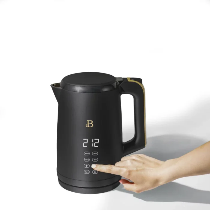 Beautiful 1.7L One-Touch Electric Kettle, Black Sesame by Drew Barrymore - Image 3