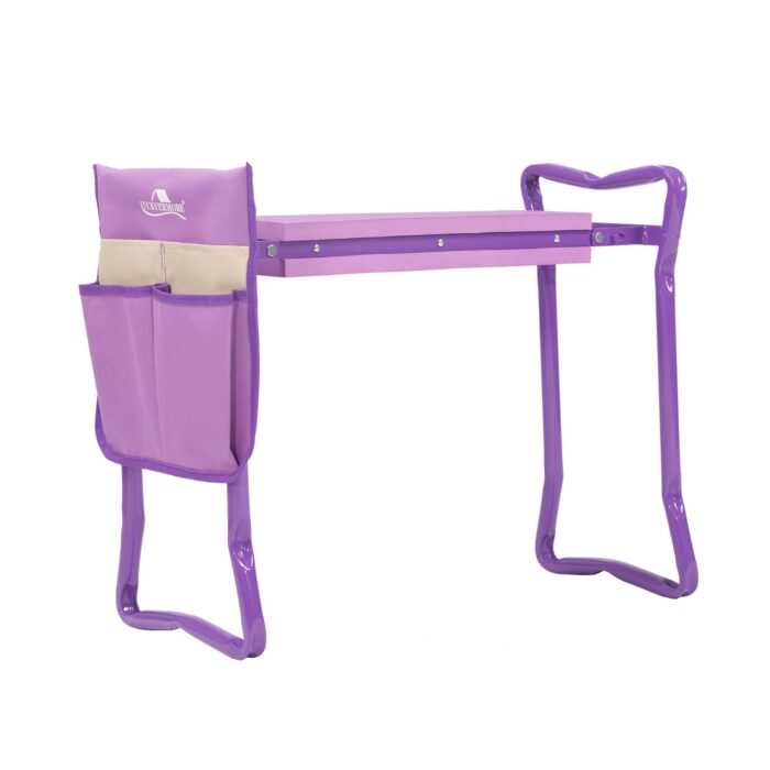 Karmas Product Garden Kneeler and Seat Folding Kneeling Bench Stool with Tool - Image 2