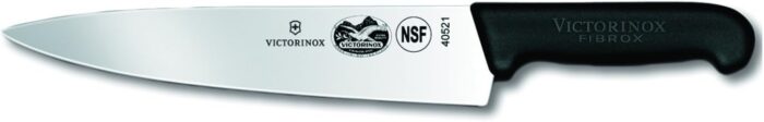 Victorinox 5.2003.25 10 Inch Fibrox Pro Chef's Knife, Black, 10"