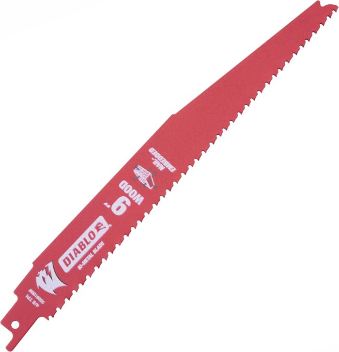 Diablo Bi-Metal Reciprocating Saw Blade for Nail-Embedded Wood