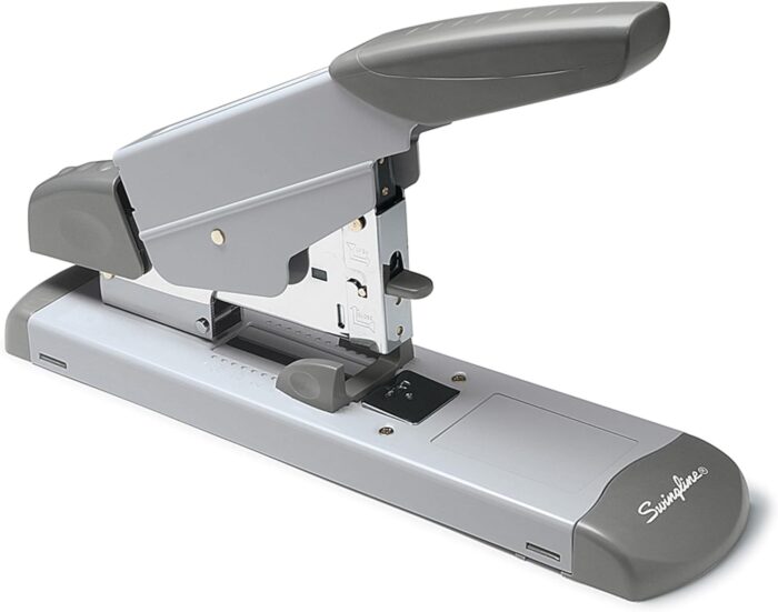 Swingline Heavy Duty Stapler, 160 Sheet Capacity, Includes Alignment Guide, Desktop Stapling, Platinum (39002)
