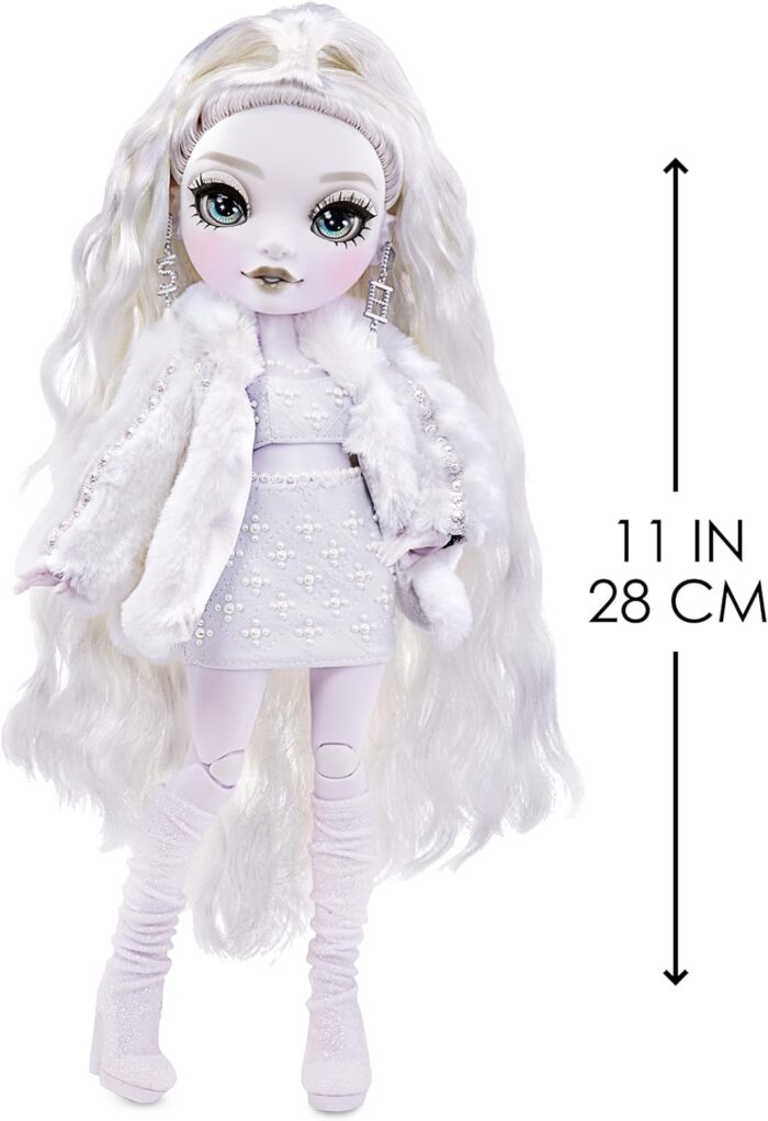 Rainbow High Natasha Zima Grayscale Fashion Doll with 2 Outfits & Accessories, Gift for Kids 6-12 - Image 3