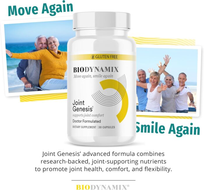 Joint Genesis, Joint Support Formula, Promotes Joint Function, Comfort, and Flexibility, 30-Day Supply - Image 3