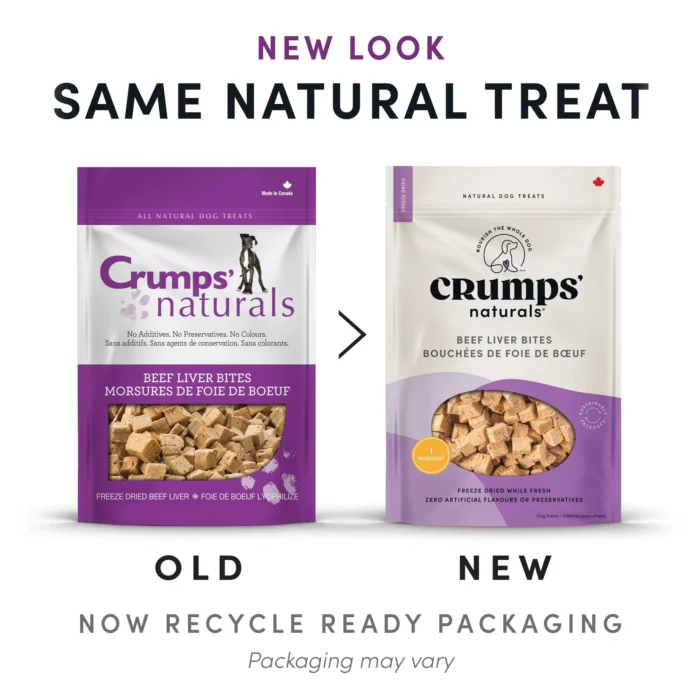 Crumps' Naturals Liver Bites Beef Freeze Dried Dog Treats, 4.7 Oz - Image 3