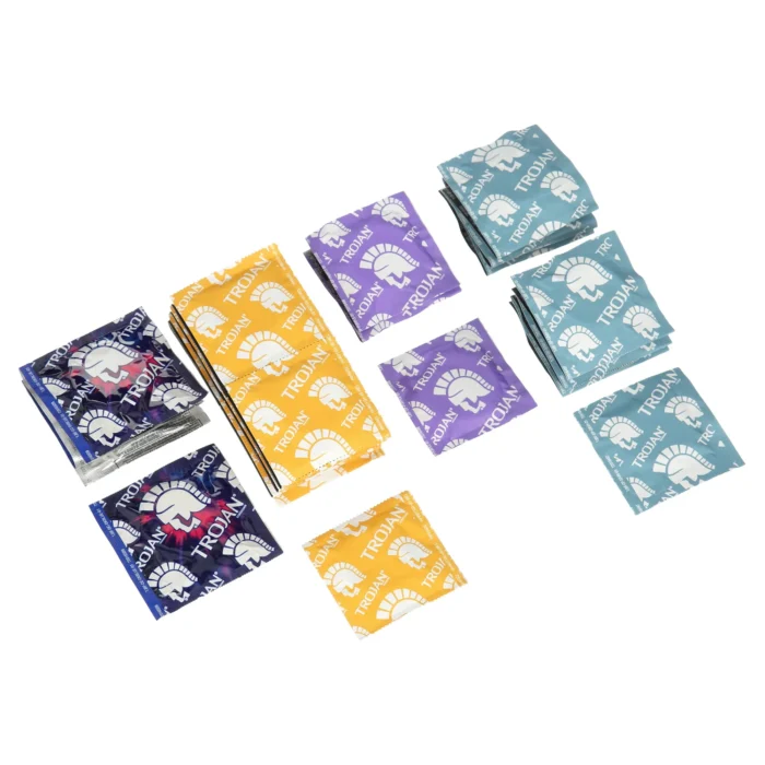 Trojan Lubricated Latex Variety Condom Pack 40 Count - Image 2